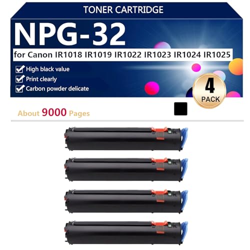 Toner NPG-32 pour Canon IR1018 IR1024, finissez-en avec les textes flous et les pannes d'encre