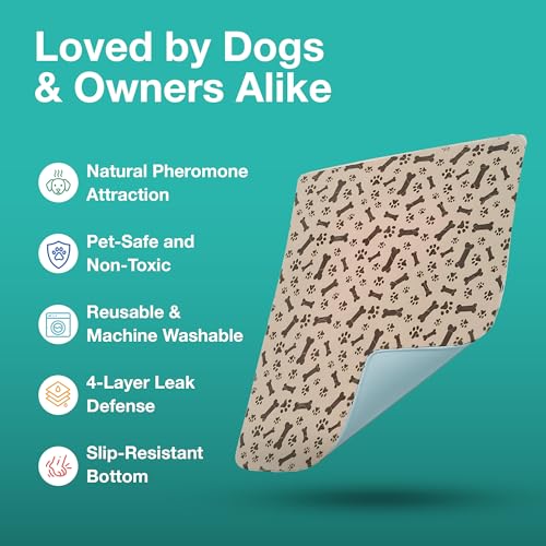 Image of Furthrive Washable Pee Pads for Dogs with Pheromone Attraction, Reusable