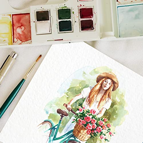 Image of Anupam Glare Watercolour Natural Shade Paper Book - Hardbound - Cold Press Paper - 225 GSM (Square)