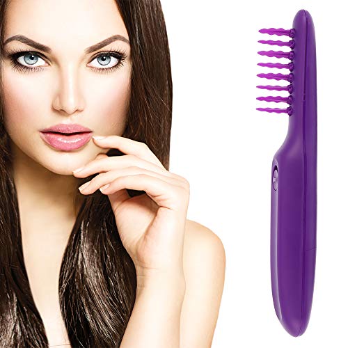 Spiralization Direct 1 Pack Electric Detangling Brush Hair Detangler Brush Comb for Natural, Curly, Straight, Wet Dry Hair (Batteries Not Included)