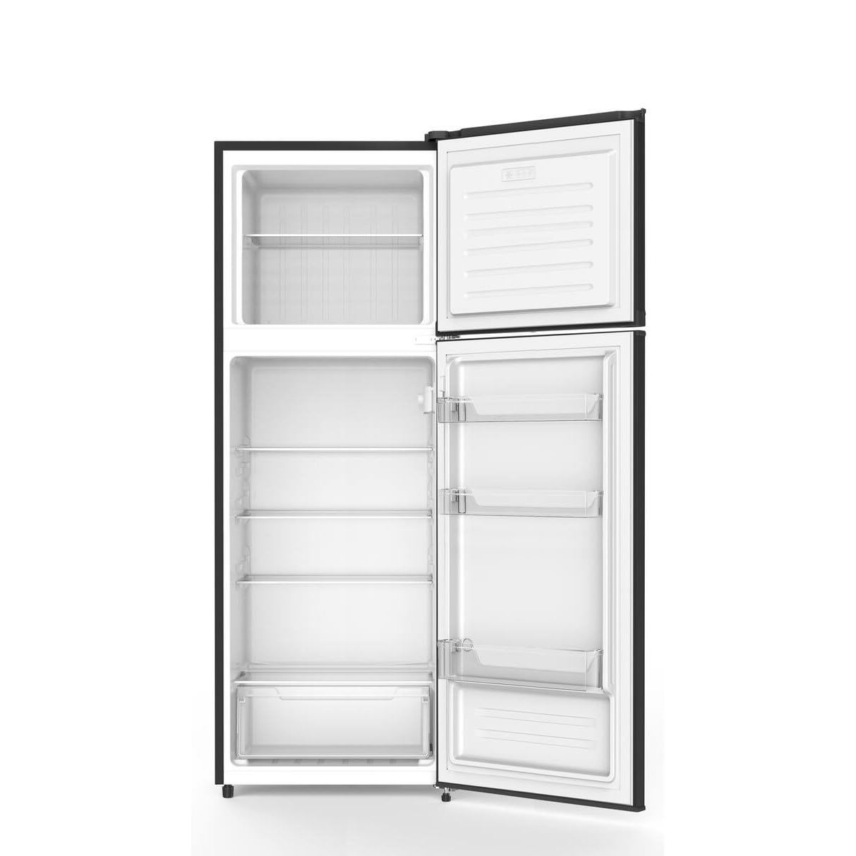 FrigeluX Réfrigérateur Double Porte Noir RDP300NE 300L