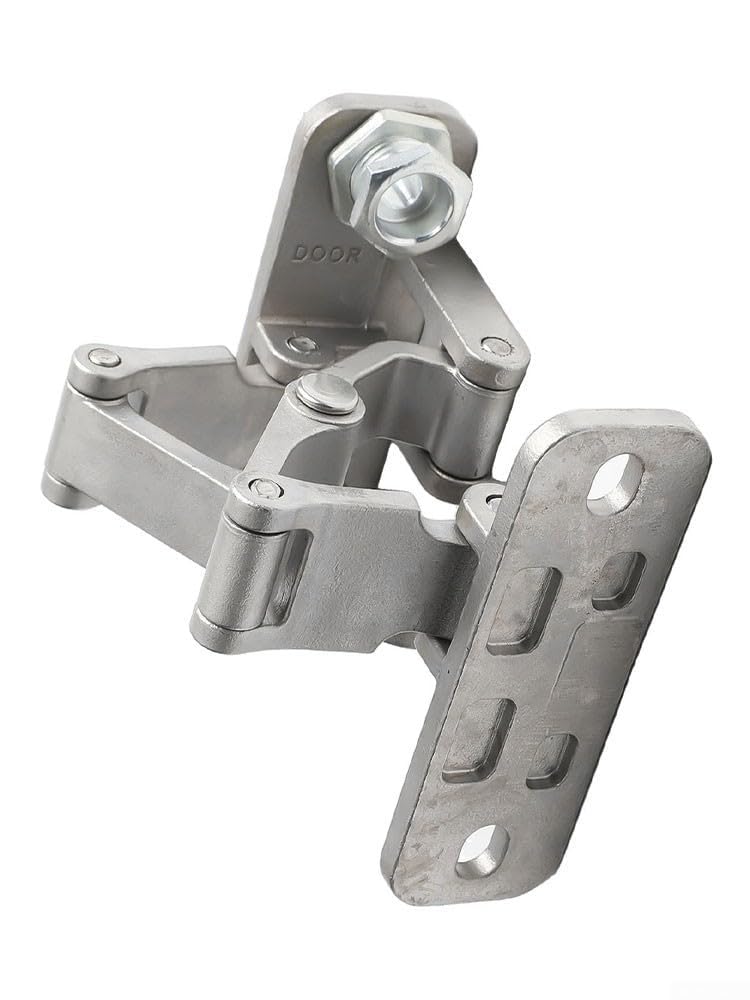 Bisagra de puerta invisible ajustable de acero inoxidable 304 para puertas de piedra, con apertura de 165°, función de seguridad para hidrantes de incendios, carga de 70 kg a 250 kg (L(250