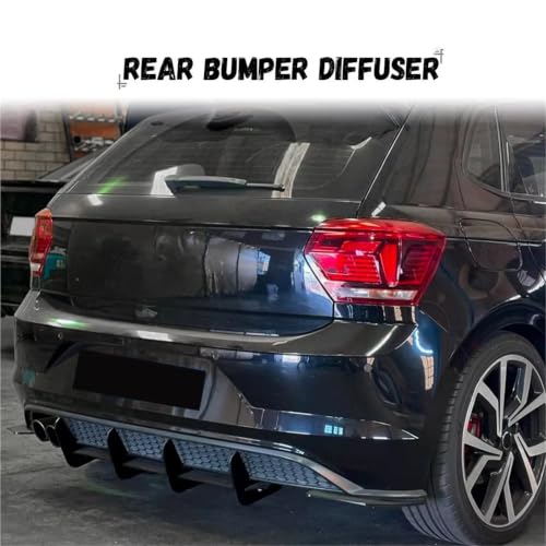 Diffuseur pour VW Polo MK6 GTI lame arrière ABS haute finition - 2