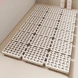 Photo Gallery tt-yec tappetino antiscivolo per bagno multifunzionale con piedini antiscivolo a ventosa e fori di drenaggio, tappetino per doccia accoppiabile, tappetino decorativo per pavimento,cw60×l60cm Photo Gallery tt-yec tappetino antiscivolo per bagno multifunzionale con piedini antiscivolo a ventosa e fori di drenaggio, tappetino per doccia accoppiabile, tappetino decorativo per pavimento,cw60×l60cm