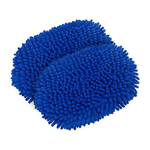 riggoo innhom Car Wash Brush 2 Chenille Replacement Head Cover