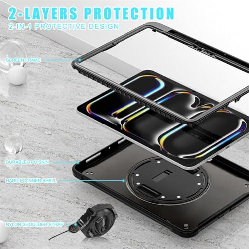 Coque iPad Air 5e génération 10.9 2022 silicone kaki rigide - 5