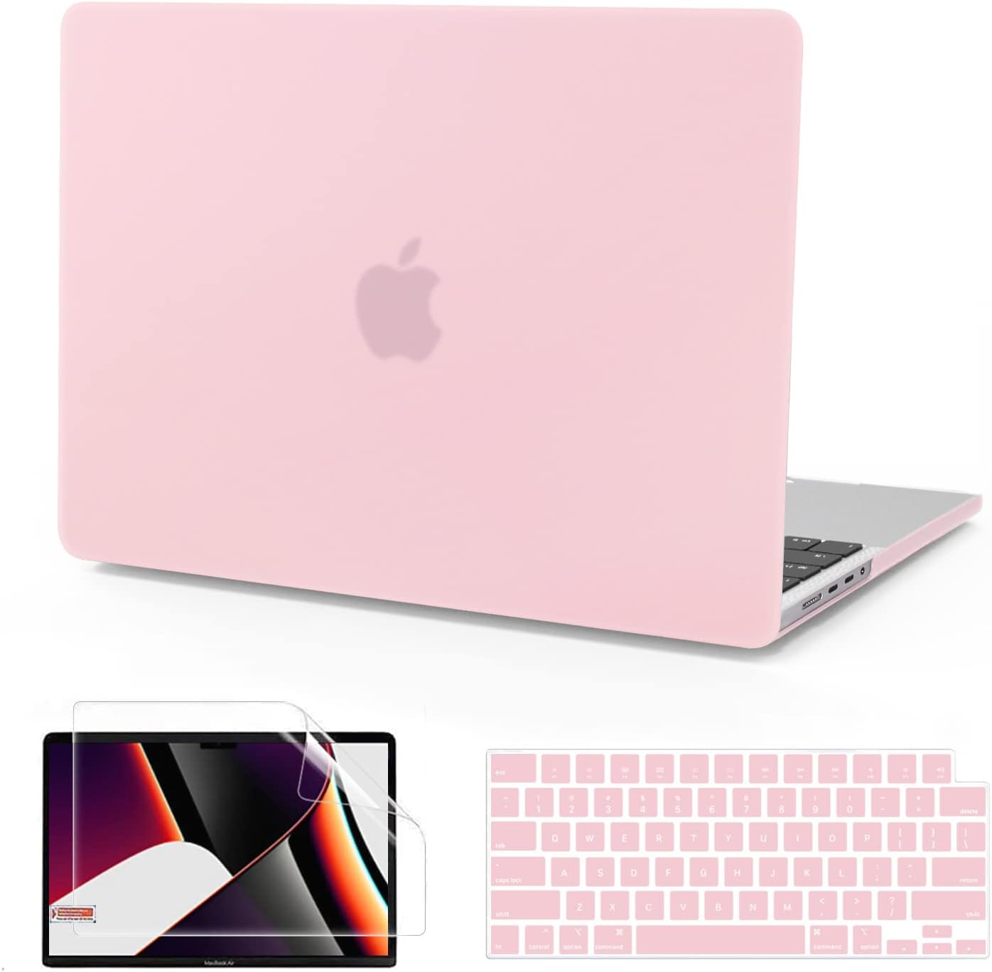 Blасk Frіdау 🔥 B BELK Compatible with MacBook Pro 14 inch Case 2021 Release A2442 with M1 Pro/Max Chip, Plastic Laptop Hard Shell Case with Keyboard Cover +Screen Protector for MacBook Pro 14'' with Touch ID, Pink Blасk Frіdау 🔥 B BELK Compatible with MacBook Pro 14 inch Case 2021 Release A2442 with M1 Pro/Max Chip, Plastic Laptop Hard Shell Case with Keyboard Cover +Screen Protector for MacBook Pro 14'' with Touch ID, Pink