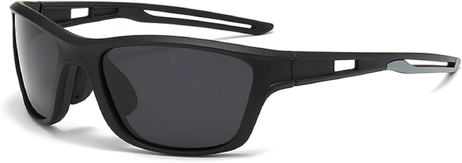 Full lens Polarized Sports Reading Sunglasses Men Wrap Around UV Protection Readers Suitable for Driving/Running N45