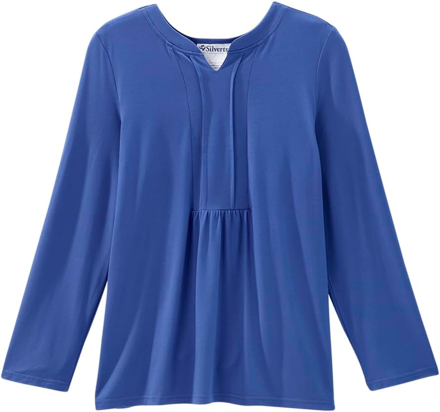 Women’s Open Back Pleated Panel Top