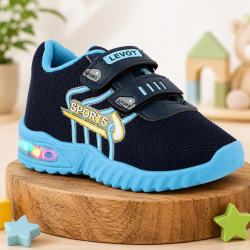 Image of Velcro Running Shoes for Boys & Girls 21 MONTHS-24 Months