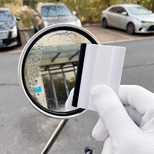 GUGUGI 2PCS 3Inch Mini Block Squeegee Vehicle Rubber Squeegee for Vinyl Wrap Decals Install, Window Tint, Rearview Mirror Clean
