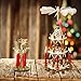 20pcs Candles for Christmas Tree - Angel Chime Decorations - Christmas Pyramids Carousel - 4 inch X 1/2 inch Diameter - 1.5 Hour Burn Time-RED