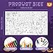 OHOME Halloween Crafts for Kids - Giant Coloring Tablecloth/Poster | Halloween Party Decorations Favors Supplies for Kids Gifts Activities Games Toys Banner