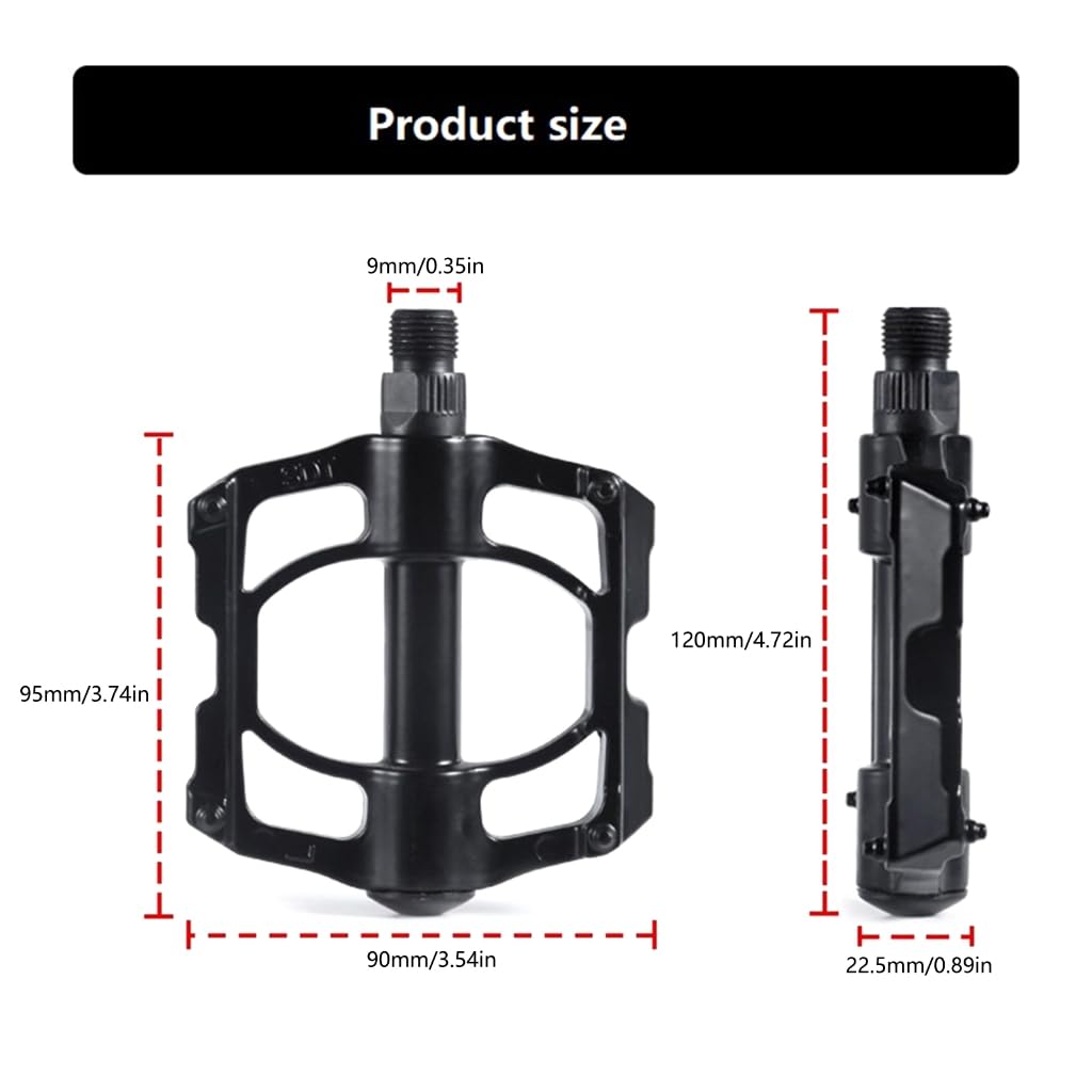 4 Cuscinetti Pesi Leggeri Biciclette Piattaforma Pedali Forti In Lega di Alluminio Biciclette Pedali Piatti Pedali Mountain Biciclette