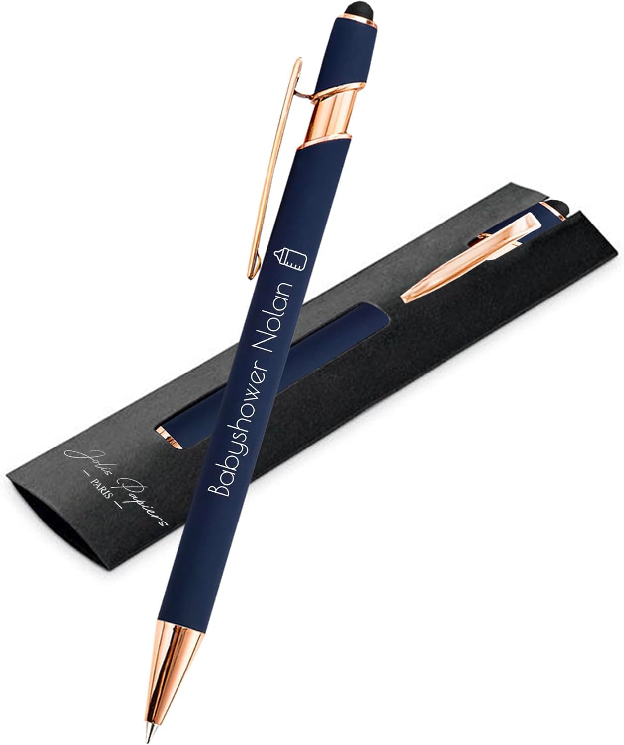 Penna Personalizzata Incisione con Testo – Colori Eleganti o Pastello – Regalo di Coppia