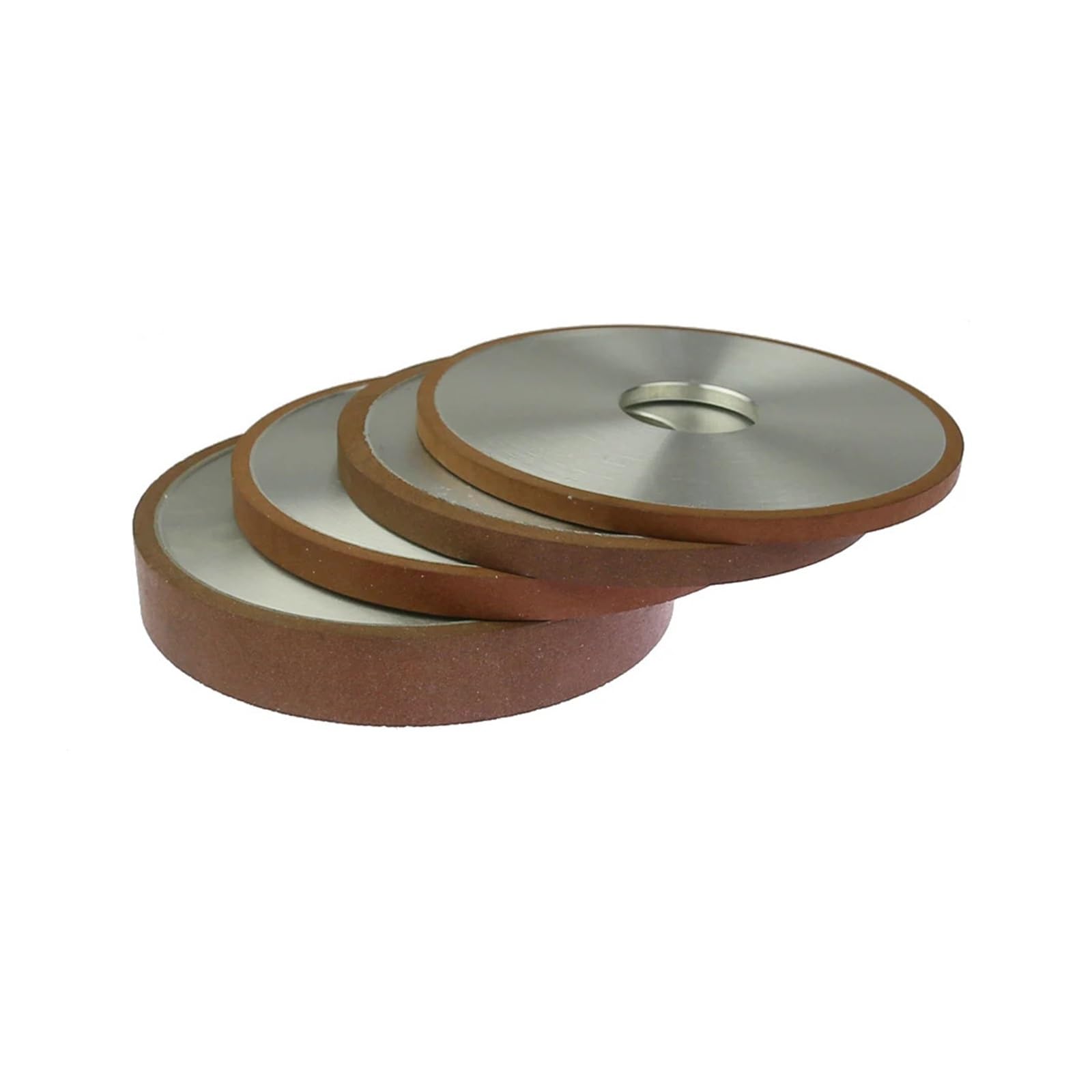 Muela abrasiva de diamante plano, 75/100/125/150mm, for aleación de acero, cerámica, vidrio, Jade, 1 ud.(P240,125x20x32x4mm)