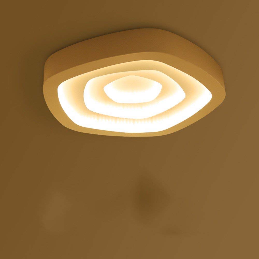 Salon enfants lampe circulaire minimaliste blanche de 45cm avec télécommande