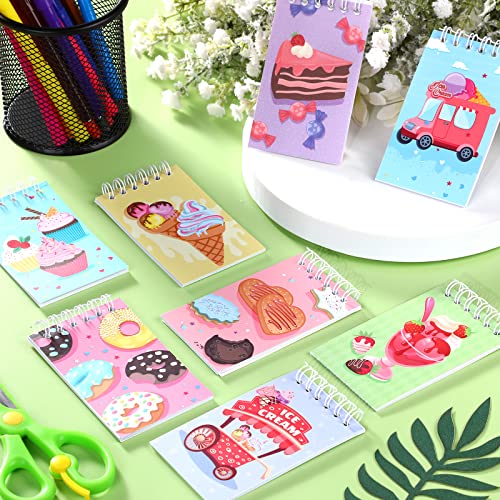 Mini carnet à spirales glace : lot de 24 petits calepins pour enfants