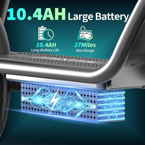 Image of MAXSHOT Electric Scooter for Adults, 8.5 /10 /14 inch Tires, 19 /22Mph, 350W /500W Motor, 21-28 Miles Range, Folding E-Scooter with Dual Suspension,APP Control