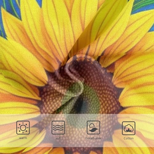 Toddler Girls Underwear 2t Cotton Panties for Girl Personalized Undies Kids Briefs Sunflower Yellow Blue3