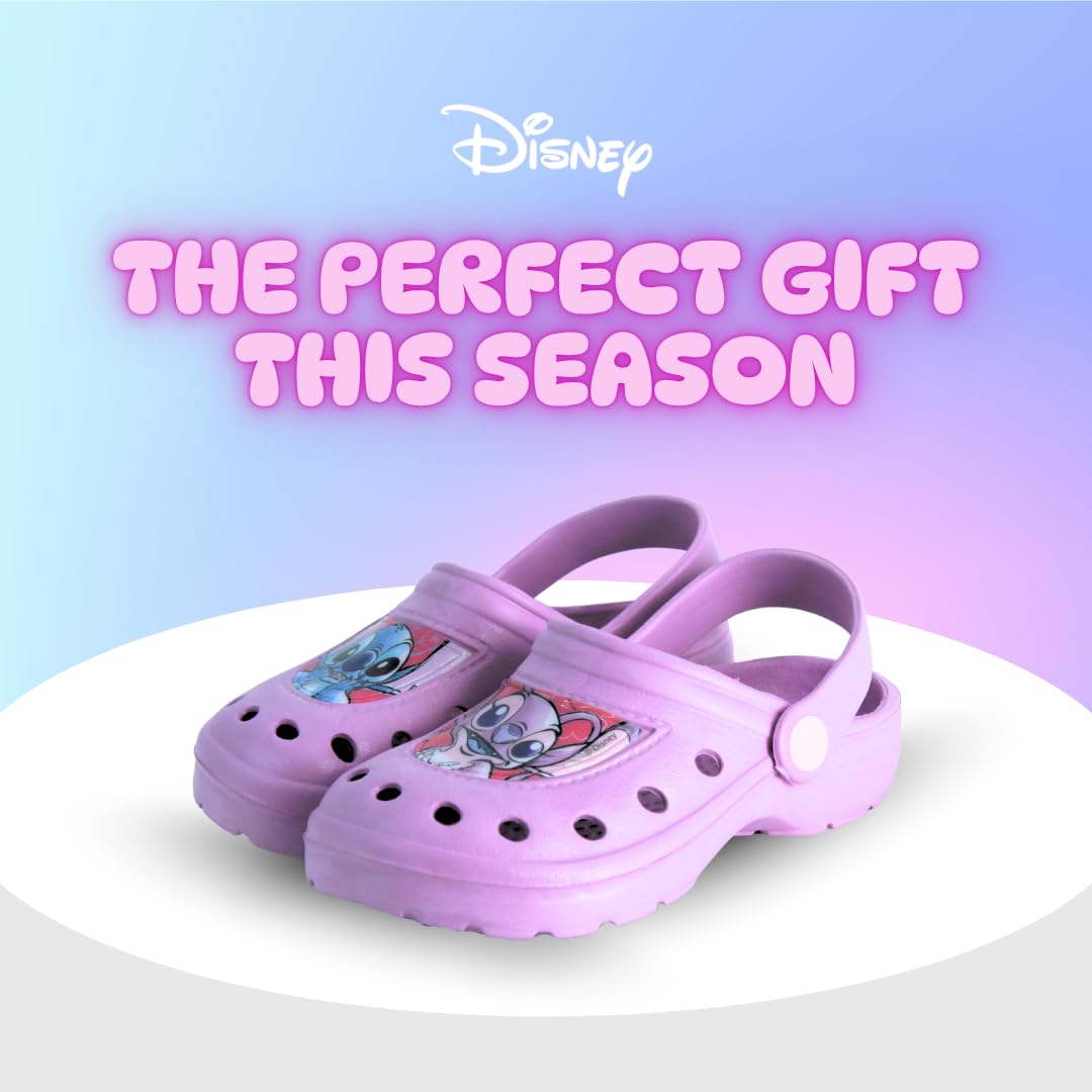 Disney Stitch Zoccoli da Ragazze, Motivo Stitch e Angel Sandali Estivi Bambine, Taglie EU 22 a 33