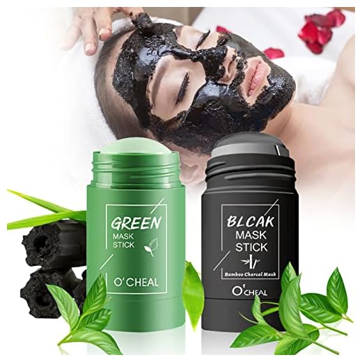 AONAT Green Stick Mask, Green Tea Cleansing Mask, Mascarilla Purificadora de Té Verde y Carbón de bambú, Eliminación profunda de puntos negro, Mejora la sequedad de la piel (2 PACK)