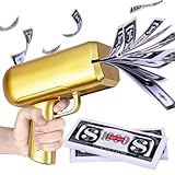 Achzzy Gold Money Gun Shooter, Make It Rain for Parties, Birthday Gift, Weddings, Halloween,...