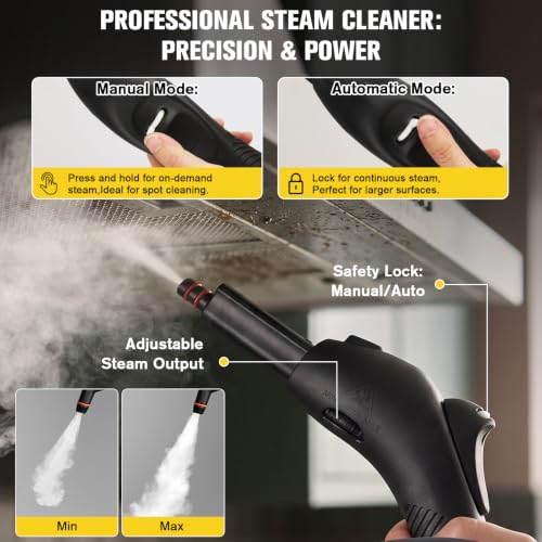 Image of Waitbird 4.5 Bar 300F Steam Cleaner for Bathroom, Kitchen, Floor & Grout