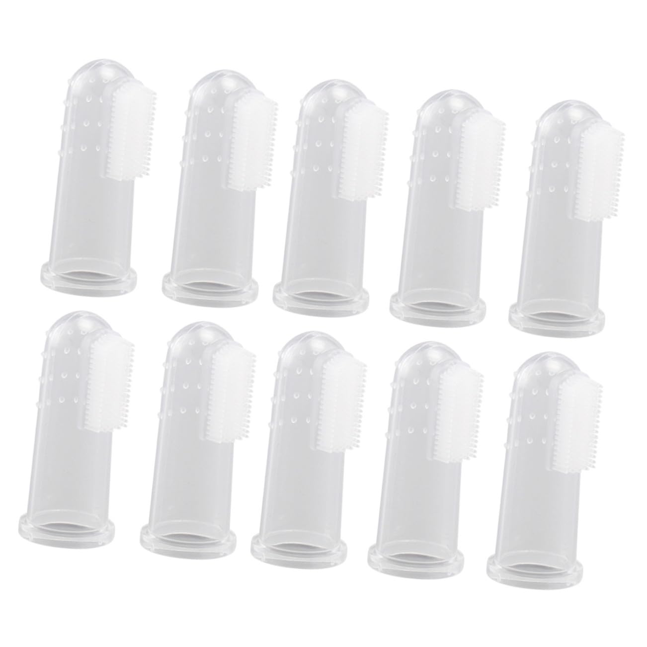 ULTECHNOVO 60pièces Brosses à Dents Silicone Pour Animaux De Compagnie Outils De Nettoyage Oral Pour Et Chiens Massagers Gencives Dispositif De Soins Dentaires