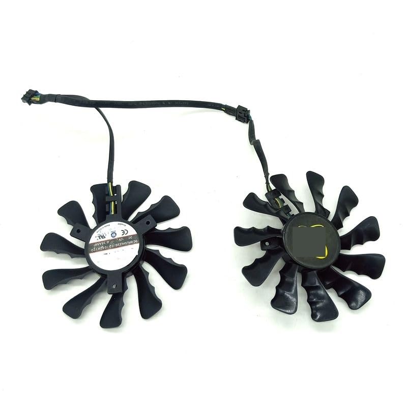 para Sapphire Fd7010h12d 12V 0.35a Diámetro Recto 85mm Paso-Fila 40MM Tarjeta gráfica Ventilador Dual