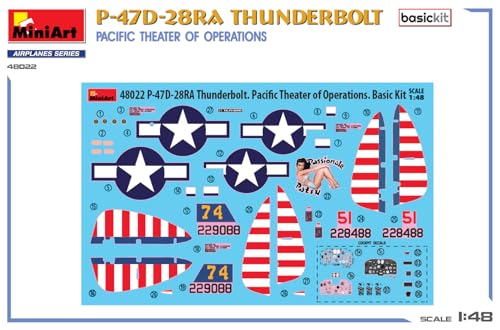 Kit MiniArt 48022 P-47D-28RA Thunderbolt à assembler échelle 1:48
