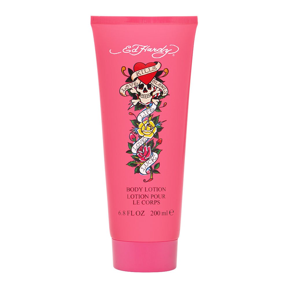 Christian Audigier Ed Hardy Body Lotion for Women, 6.8 oz