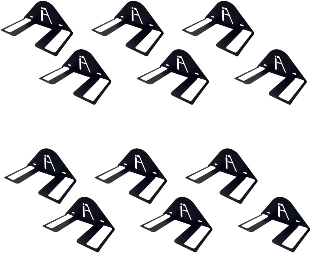 IRON AMERICAN Ping Pong Wall Rack, Made in USA - 1.375 Inch Slot for Balls and 3.25 Inch Slot for Paddles, Ping Pong Ball Holder Table Tennis, Hardware Included 3-Pack