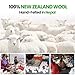 Unique Craft Wool Dryer Balls for Fewer Wrinkles - Reusable Dryer Wool Balls for Saves Drying Time, Chemical-Free Premium New Zealand Fabric Softener Balls | Multi Color (Pack of 6)