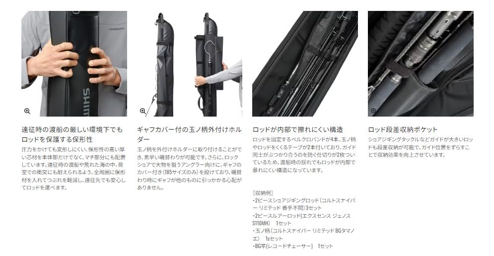 Amazon | シマノ(SHIMANO) ロックショア タフロッドケース BR-201X