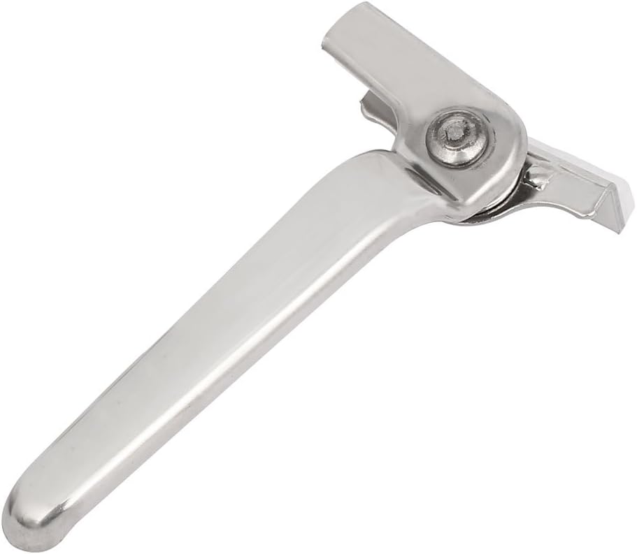 sourcingmap Stainless Steel Casement Window Locking Handle Grip Right Hand Silver Tone 2pcs - Image 5