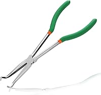 Vista 13 de Alicates de agarre de manguera de largo alcance de 11 pulgadas con mordazas dentadas para espacios difíciles de alcanzar