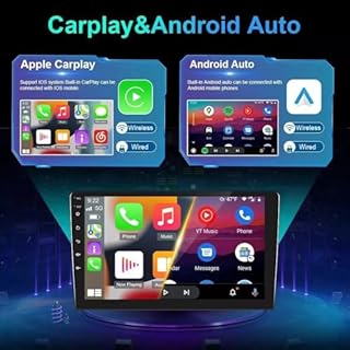 Android 13 Car Stereo Radio for Ford Edge 2010-2015, 9 inch Touch Screen Double Din Car Radio Bluetooth with Wireless Carplay GPS Navi WiFi HiFi FM RDS AHD Backup Camera SWC, 2+32G