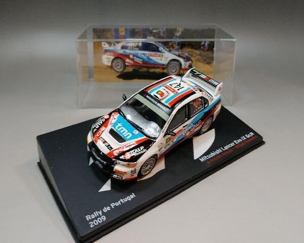 ラリーカー コレクション 三菱社（全6点） デアゴスティーニ MITSUBISHI LANCER EVO VII RALLY PORTUGAL 2005 A.ARAUJO 1:43 ALTAYA