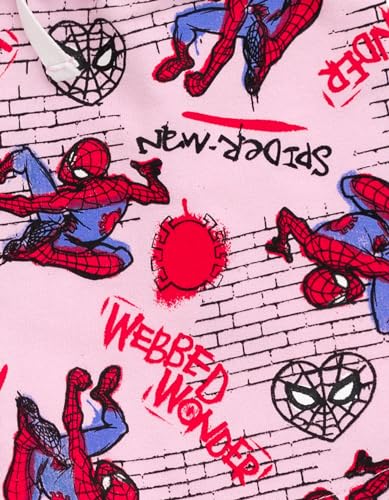 Image of Marvel Girls T-Shirt and French Terry Shorts Outfit Set Toddler to Big Kid Sizes (2T - 14-16)
