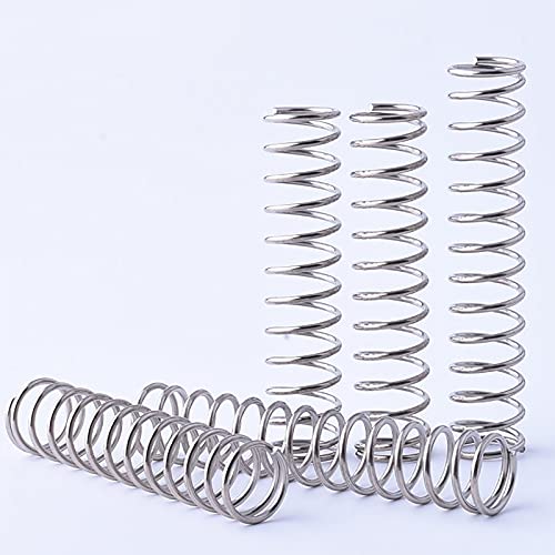Buffer Detent 5PCS 1.8x18mm Compression Spring, Wire Diameter 0.07'', Outer Diameter 0.71'', Free Length 0.39''-2'', Stainless Steel Compression Spring Spiral Loaded ( Size : Length 10mm )