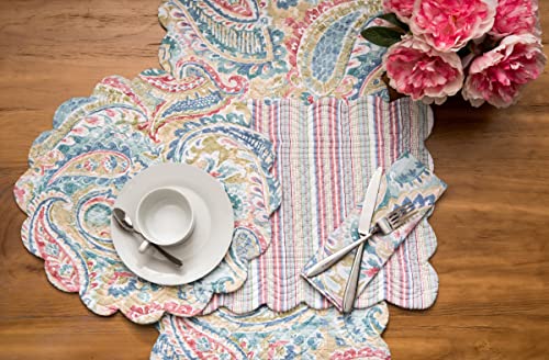 Set de 6 Servilletas Maisie Azul miniatura 4