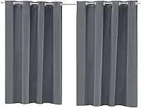Cortina Blackout Corta Luz 220cm x 130cm - Cinza