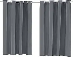 Cortina Blackout Corta Luz 220cm x 130cm - Cinza