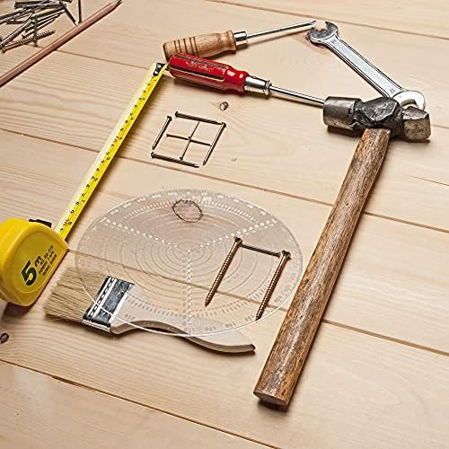 300MM Round Center Finder Tool Woodworking Compass for Woodturners Bowls Lathe Work Transparent Acrylic Drawing Circles Diameter