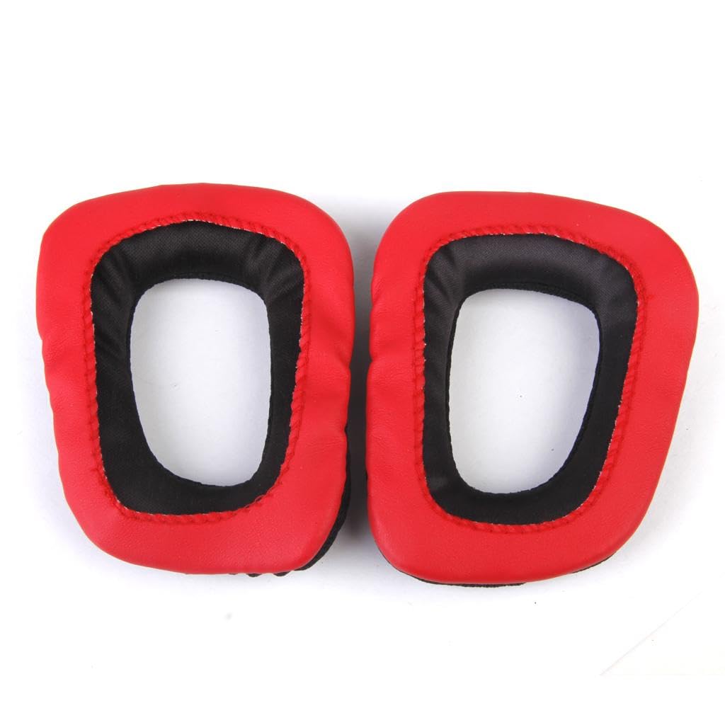 club bollywood®pair ear pads cushions for logitech g35 g930 g430 f450 headphone red + black| portable audio & headphones | replacement parts & tools|