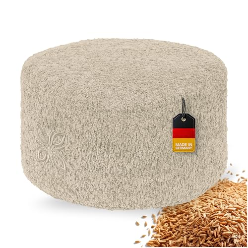 OMNANA® Cushy™ Meditationskissen rund – Sitzkissen...