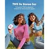 Soundcore by Anker, Select 4 Go, 20 Hours Ultra playback time, 5W Powerful Audio, IP67 Full Protection and Floating, Lightweight and strap design, Easy to carry, Wireless Stereo Matching (TWS), Red and White