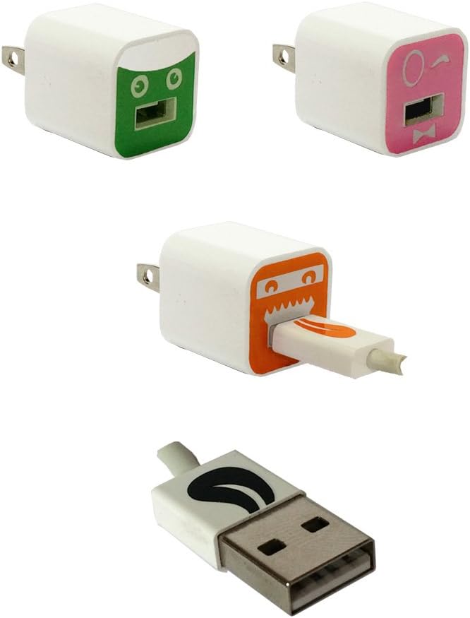 Chile Banana Collectibles - Designer Vinyl Decals. Assorted USB Box Identifiers. Pack of 6 Stickers.