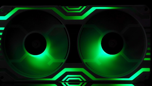 Image of ASIAHORSE Matrix-White 48 Addressable RGB LEDs 240MM All-in-One Square Frame Integrated Fan with MB Sync /Analog Controller, Integrated PWM Control Fan for Computer Case and Liquid Cooling System